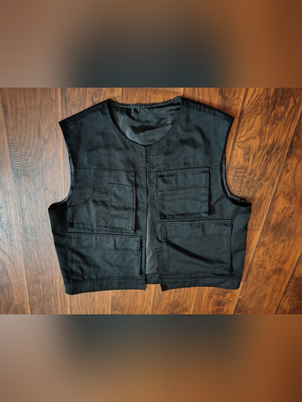 Black utility vest with multiple pockets Size XXL-XXXL